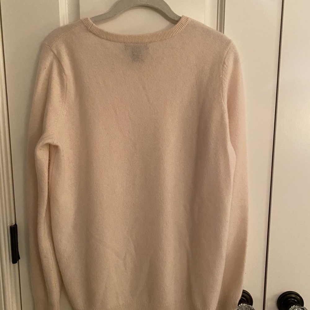 C By Bloomingdales Cashmere Ivory / Cream Sweater